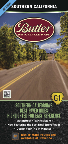 Butler Maps - Butler Maps G1 Series Map - South California - MP-113