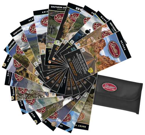 Butler Maps - Butler Maps Master Collection Motorcycle Map - MSTRCOLL