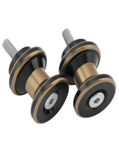 BikeMaster - BikeMaster 8mm Aluminum Swingarm Spools - Titanium - YC-805-8-TTN