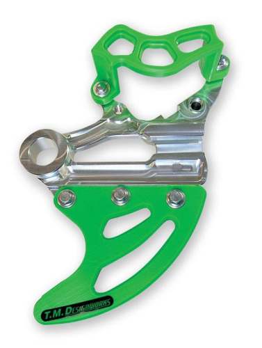 T.M. Designworks - T.M. Designworks Rear Disc Guard and Caliper Kit - Green - RDP-KXF-GR