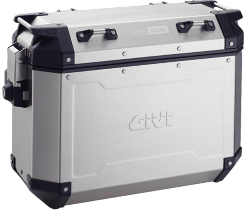 GIVI - GIVI Outback Series 37L Aluminum Side Case - Left - Silver - OBK37ALA