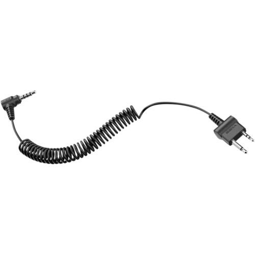 SENA - SENA Two-Way Cable for Tufftalk Earmuff Headset - Motorola/Icon Twin-Pin - TUFFTALK-A0117