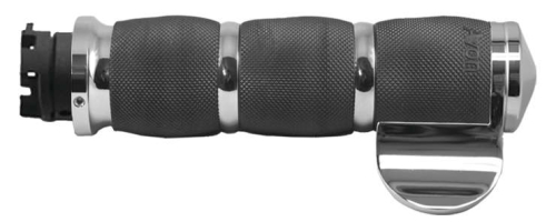 Avon Grips - Avon Grips Air Cushioned Throttle Boss Grips - Chrome - IN-S-AIR-90C-B