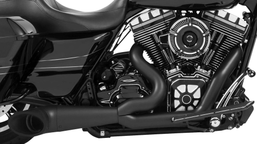 Freedom Performance - Freedom Performance 2-Into-1 Turnout Exhaust System - Pitch Black - HD00638