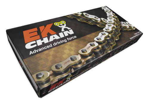 EK Chain - EK Chain 520 MVXZ2 Series X-Ring Chain - 130 Links - Chrome - 801A-520MVXZ2-130-CHR