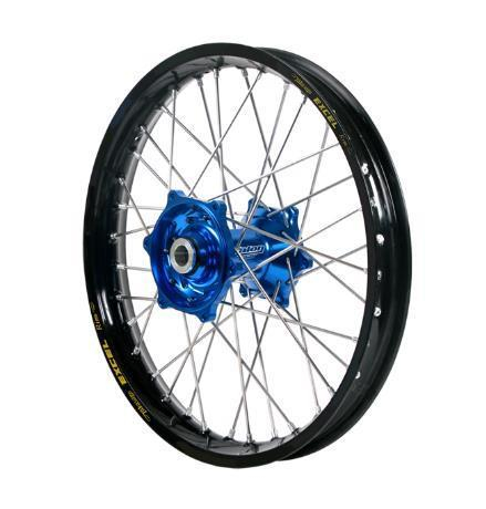 Dubya - Dubya MX Rear Wheel with Excel A-60 Rim - 2.15x19 - Blue Hub/Black Rim - 56-3063DB-A60