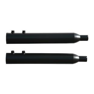 Rush Exhaust - Rush Exhaust 4in. Big Louie Slip-On - Tip Compatible - Black - 32S15-ST3