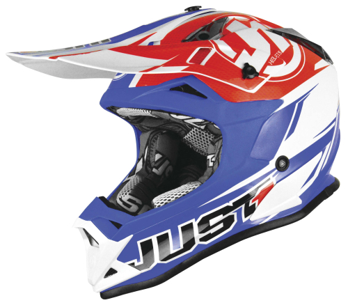 Just 1 - Just 1 Visor for J32 Rave Helmet - Red/Blue - 909082