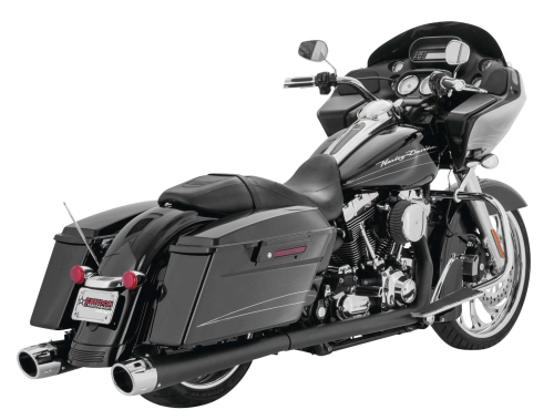 Freedom Performance - Freedom Performance Combat 5-Step Complete Exhaust System - Black/Chrome - HD00518
