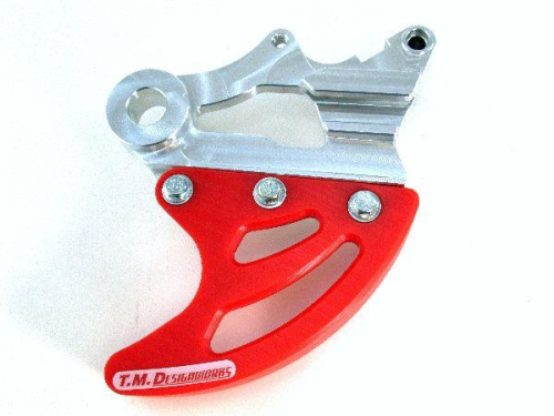 T.M. Designworks - T.M. Designworks Rear Disc Guard and Caliper Kit - Red - RDP-YZM-RD