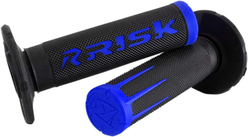 Risk Racing - Risk Racing Fusion 2 Moto Grips - Blue - 00285