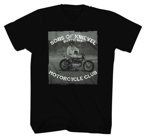 Evel Knievel - Evel Knievel Sons of Knievel T-Shirt - EK595-2XL - Black - 2XL