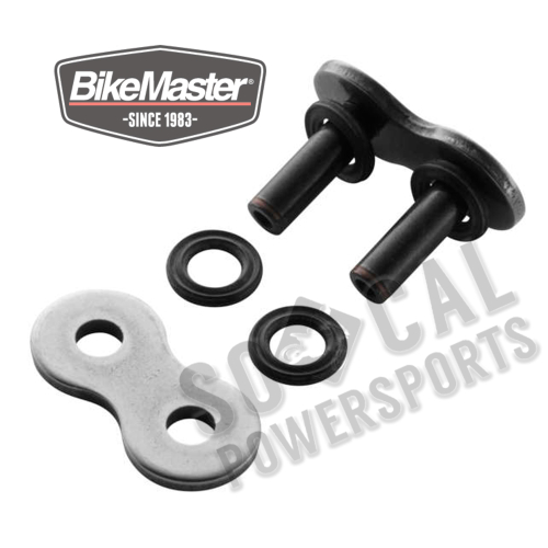 BikeMaster - BikeMaster Rivet Connecting Link for 520 BMXR Series X-Ring Chain - Nickel - 520BMXR-BMR/NICKEL