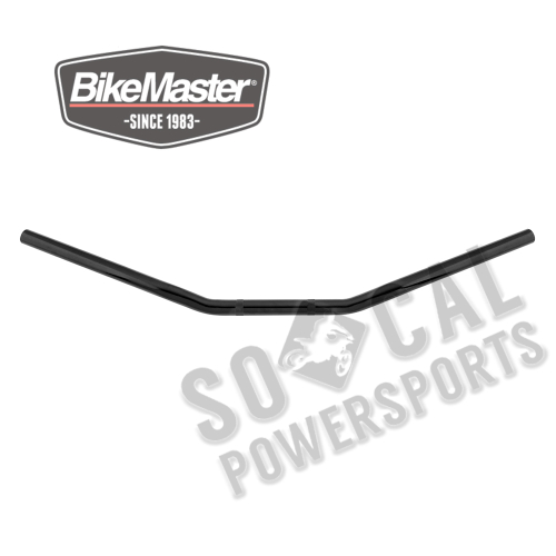 BikeMaster - BikeMaster 1in. Superbike Bend Handlebar - Black - 12-291B1 BK