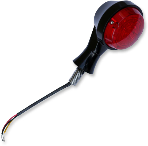 Burly Brand - Burly Brand Universal LED Turn Signal - Stem Mount w/ Red Lens - B13-2501B