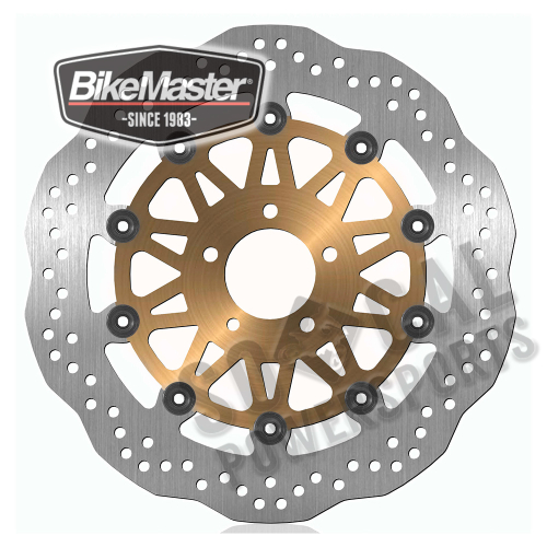 BikeMaster - BikeMaster Contour Brake Rotor - 166X