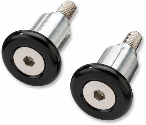 Moose Racing - Moose Racing Bar End Set - Black - 1BEC0661-PBPM