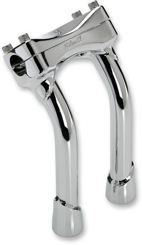 Biltwell Inc. - Biltwell Inc. Murdock Pullback Risers - 8in. - Chrome - MP-008-HD-CP