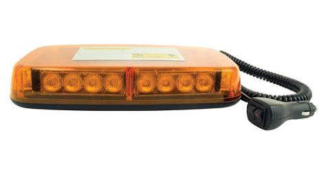 Blazer International - Blazer International LED Mini Light Bar with Magnetic Base - Amber - C4855AW