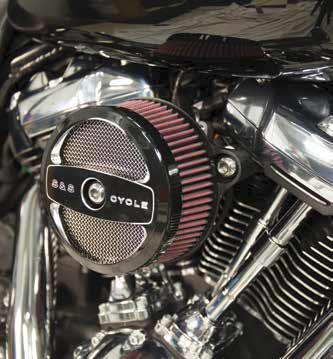 S&S Cycle - S&S Cycle Stealth Air Cleaner Kit for Milwaukee-Eight Engines - 170-0354