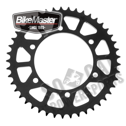 BikeMaster - BikeMaster Steel Rear Sprocket - 44T - 250 498 44