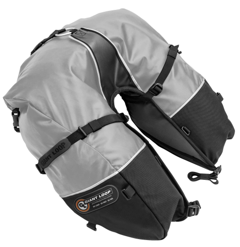 Giant Loop - Giant Loop Coyote Roll Top Saddlebag - Gray - CSB16-RT-G