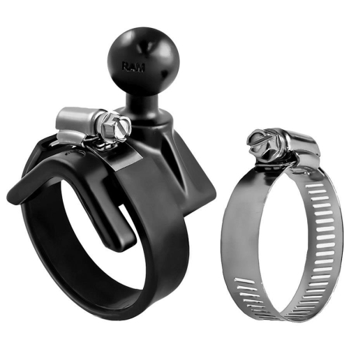 RAM Mounts - RAM Mounts V-Shape Base with 1in. Ball for Rails and Yokes - RAM-B-108BU