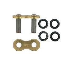 EK Chain - EK Chain Rivet Connecting Link for 520 RR Cut-to-Length Quadra-X Ring Chain - Gold - 520RR-MLJ/G
