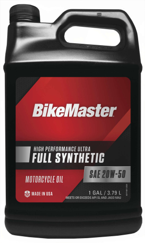 BikeMaster - BikeMaster Full-Synthetic Oil - 20W50 - 55gal. - 532327