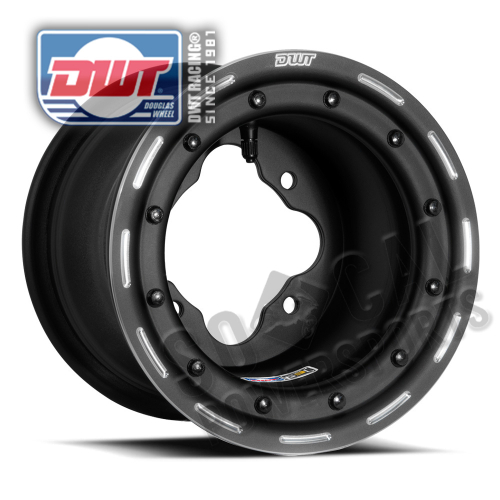 Douglas Wheel Tire - Douglas Wheel Tire Ultimate G3 Wheel - 10x8 - 3+5 - 4/115 - Black  .190/.160 DLB RL - G3-07-359