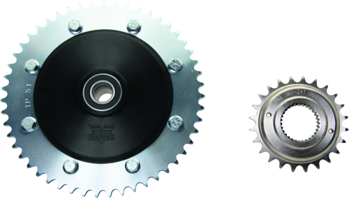 Twin Power - Twin Power Chain Conversion Kit for Touring Cush Drive with 51T Rear Sprocket - 4655