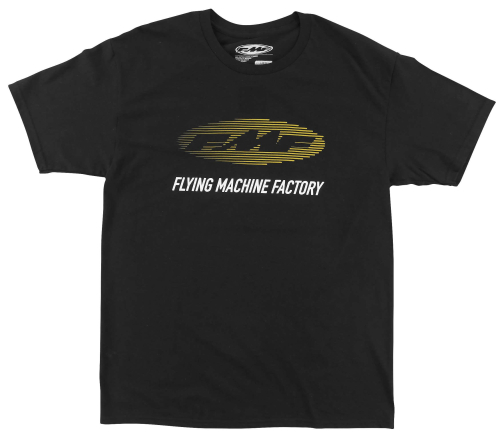 FMF Racing - FMF Racing Stacked T-Shirt - SU7118900-BLK-LG - Black - Large