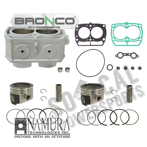 Bronco - Bronco Standard Bore Cylinder Kit - 80.00mm Bore - AT-09477-5K