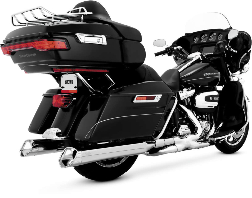 Vance & Hines - Vance & Hines Monster V Slip-On Mufflers- Chrome - 16563