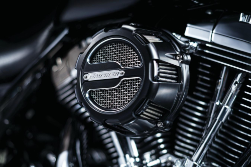 Kuryakyn - Kuryakyn Crusher Maverick ECE Compliant Air Cleaner Assembly - Satin Black - 9388