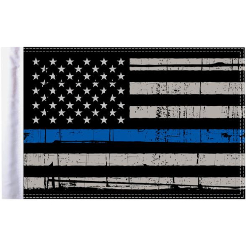Pro Pad - Pro Pad 10in. x 15in. Flag - Police Thin Blue Line - FLG-PTBL-US15
