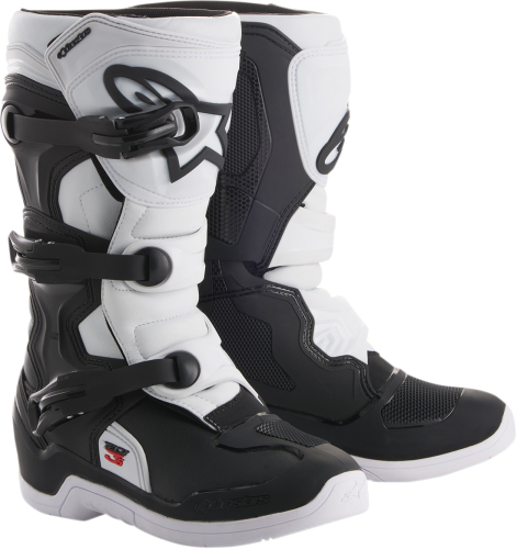 Alpinestars - Alpinestars Tech 3S Youth Boots - 2014018-12-2 - Black/White - 2