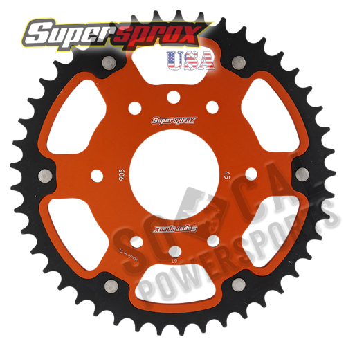 Supersprox - Supersprox Stealth Rear Sprocket - 45T - RST-905-45-ORG
