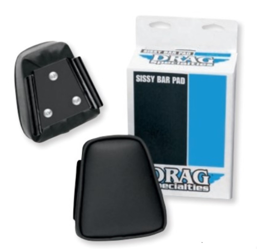 Drag Specialties - Drag Specialties Tapered Backrest Pad for Round Sissy Bars - Smooth - XF-2-0822-0341