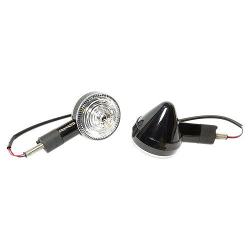 K&S Technologies - K&S Technologies DOT Approved LED Turn Signals - Black with Clear Lens - 25-9561