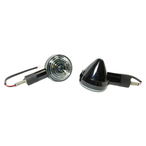 K&S Technologies - K&S Technologies DOT Approved LED Turn Signals - Black with Smoke Lens - 25-9562