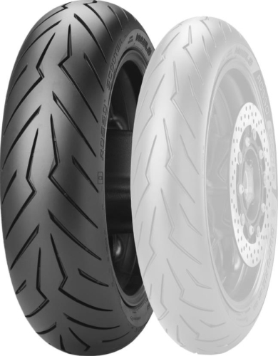 Pirelli - Pirelli Diablo Rosso Scooter Rear Tire - 130/70-12 - 2925500