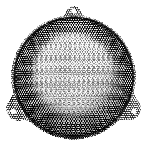 Hawg Wired - Hawg Wired Rushmore Punched Steel Mesh Speaker Grills - NG6502