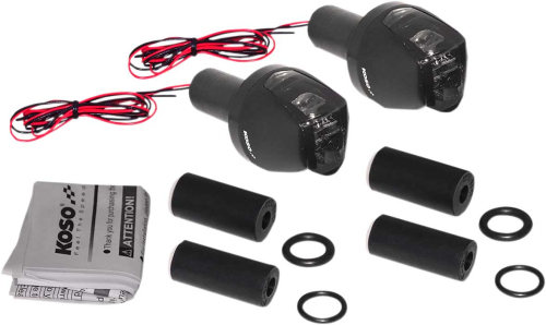 Koso North America - Koso North America Bar End LED Indicator Lights - HE033013