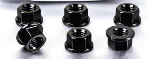 Pro Bolt - Pro Bolt Sprocket Nuts - M8 x 1.25mm - Black - SS6SPN8BK