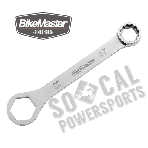 BikeMaster - BikeMaster Steering Stem and Fork Cap Wrench - 27x17mm - 341040