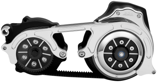 Belt Drives Ltd - Belt Drives Ltd 2in. Open Belt Drive Kit - Wrinkle Black - EV2PH-B17-WBC