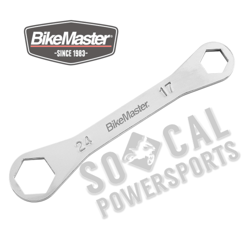 BikeMaster - BikeMaster Steering Stem and Fork Cap Wrench - 24x17mm - 341039