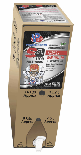 VP Racing Fuels - VP Racing Fuels S4 1000 Full-Synthetic Street Engine Oil - 10W50 - 6 Gallons - VP7160526
