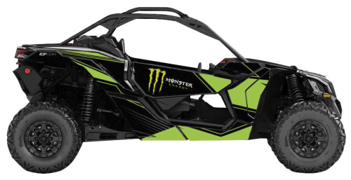 DCOR - DCOR Graphic Kit - Monster Energy - 20-80-100